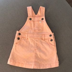 12m Girl Carter's Peach Jumper